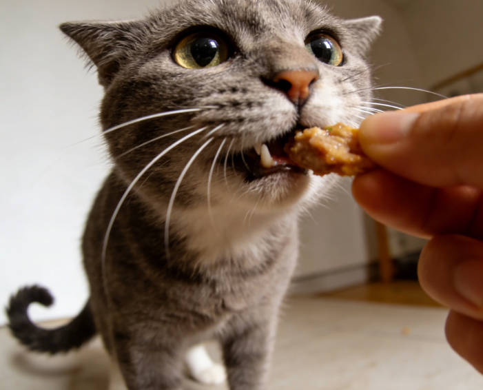 How do cats communicate with humans?
