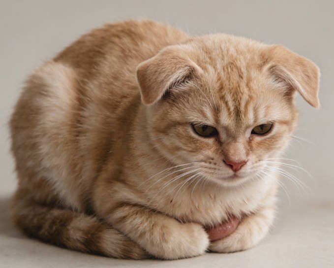 Signs of decreased appetite in cats