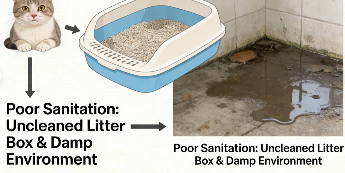 The cat's living environment