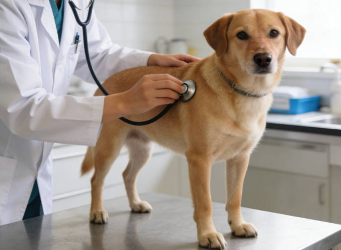 A healthy and cute pet